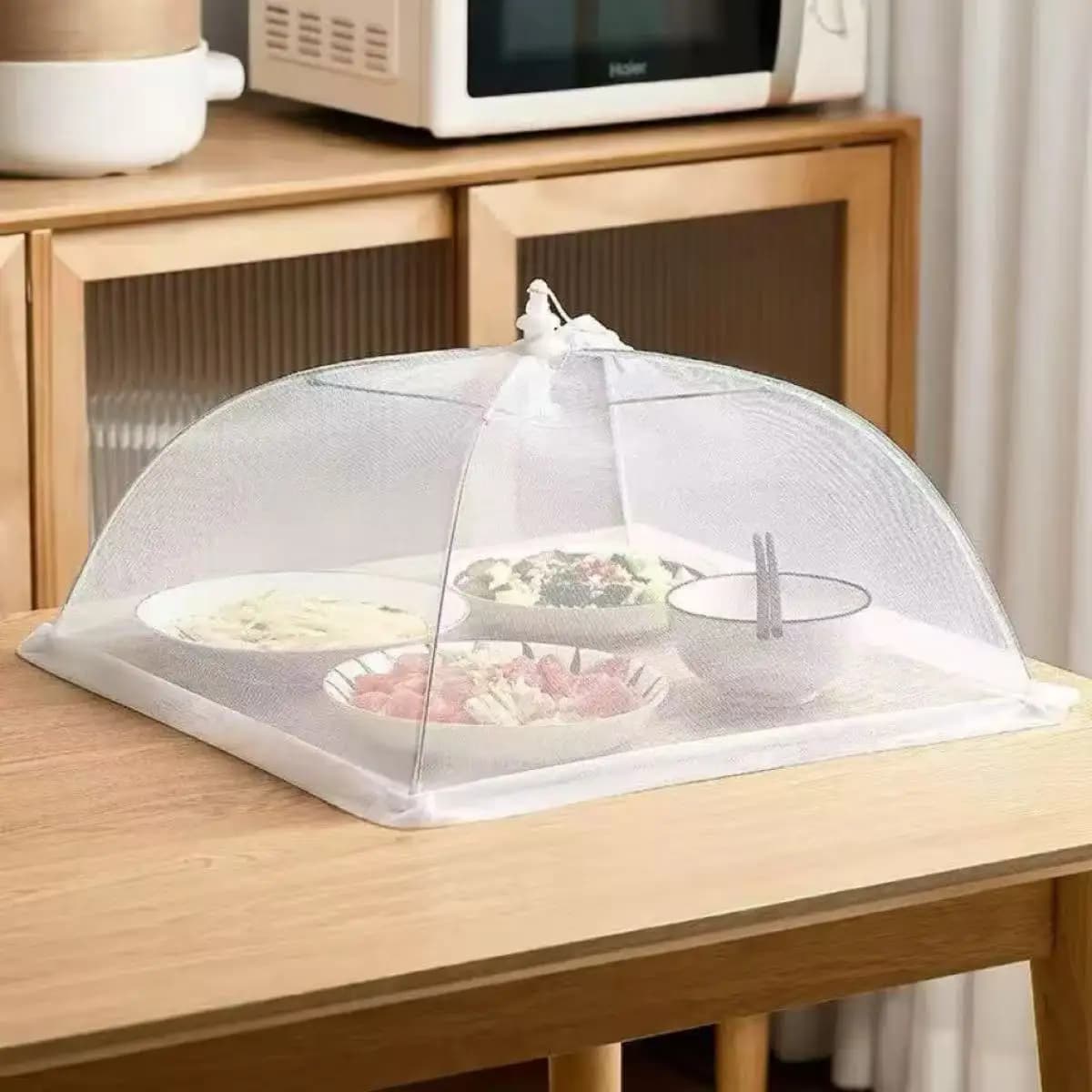 Food Cover Foldable Mesh Washable Mosques Tables Cover Protective cover for insect proof dishes House kitchen preservation accessories