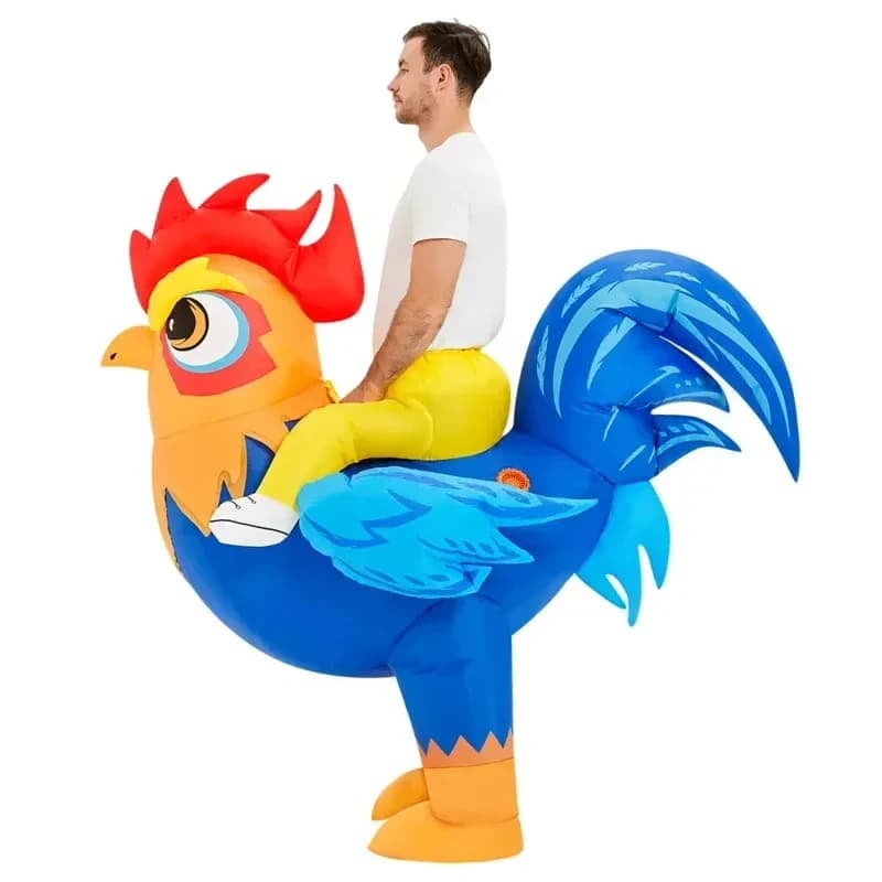 e,4;v'6\k/Adult Animal Rooster Flamingo Horse Inflatable Costume Anime Dress Suits Carnival Halloween Party Cosplay Co5;g'8.n/3\