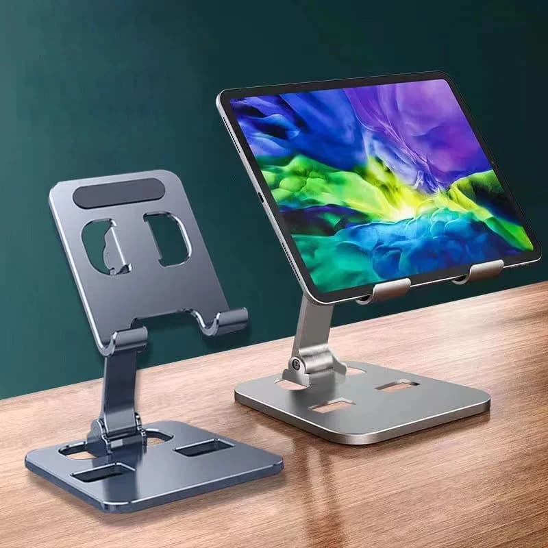 Supporto Regolabile in Lega di Alluminio, Flessibile per Telefono e Tablet, Portatile per iPad, Tab, MatePad, Uso Domestico