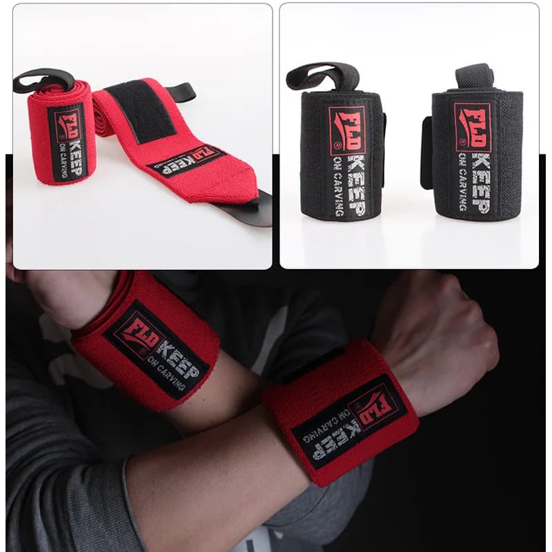 Fasce da polso Fitness da 60*8CM cinghie da polso da palestra per sollevamento pesi cinturino imbottito per pollice imbottito per allenamento incrociato