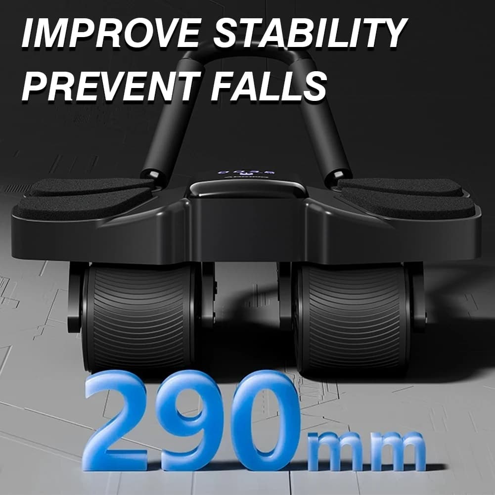 Ab Roller Wheel for Abdominal Exercises Trainer for Strengthening Muscles with Auto Bounce Trainer for Strengthening Adult Core