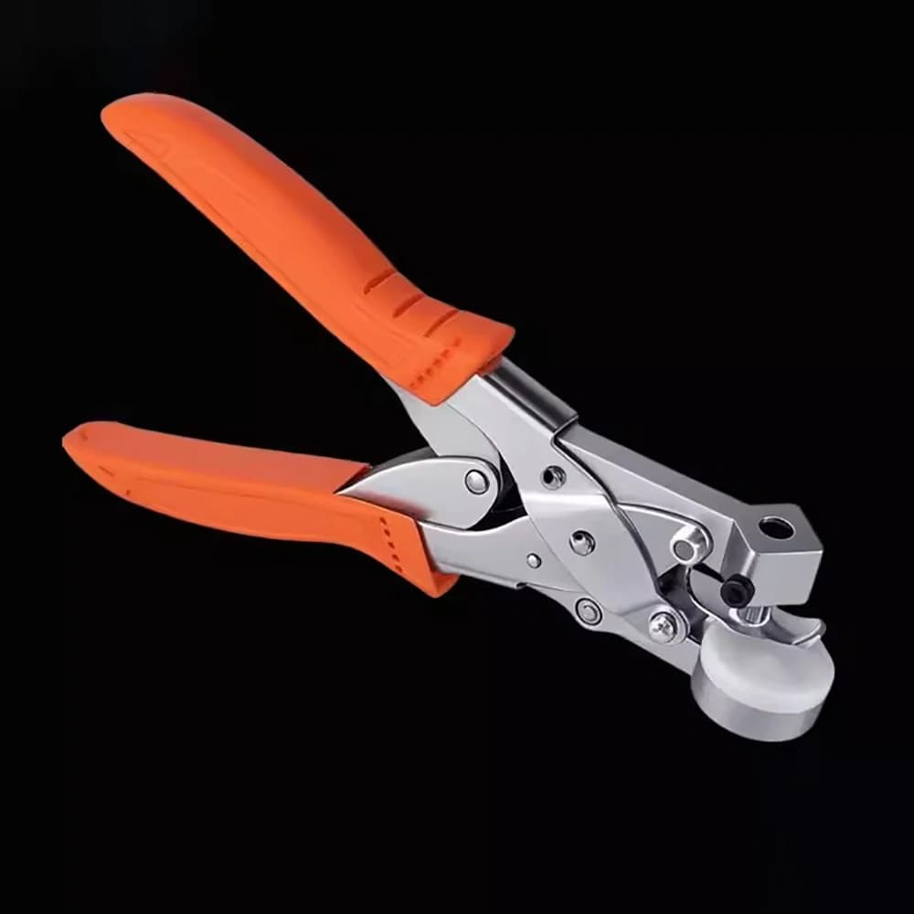 Plastic Bag Manual Punching Machine PE Film Round Hole Punch Tool Fabric Leather Packaging Bag Punching Pliers