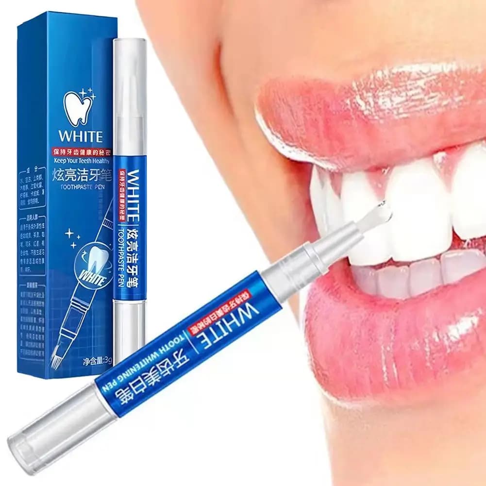 1/3 Whitening brushes for teeth, professional whitening gel for deep removal of stains, cleansing essence for teeth to taste fresh mint