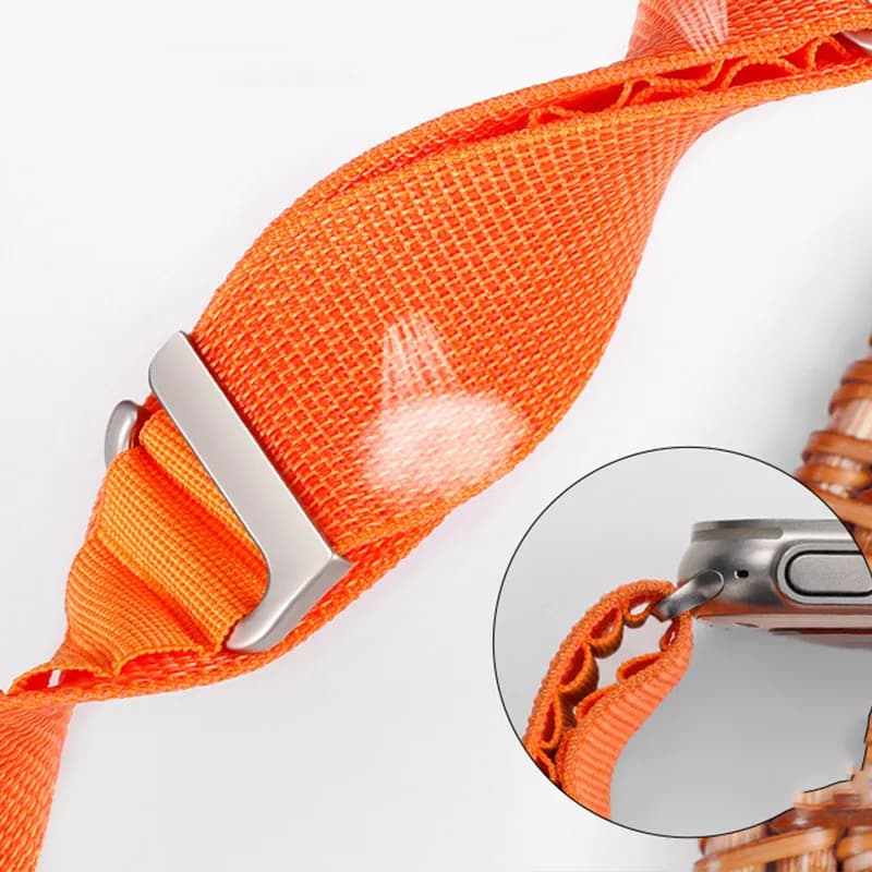 Alpine Loop for Apple Watch Ultra 2/1 Band 49mm 45mm 44m 42mm 41mm 40mm 38mm Nylon Strap for IWatch 9 8 7 6 5 4 3 SE Bracelet