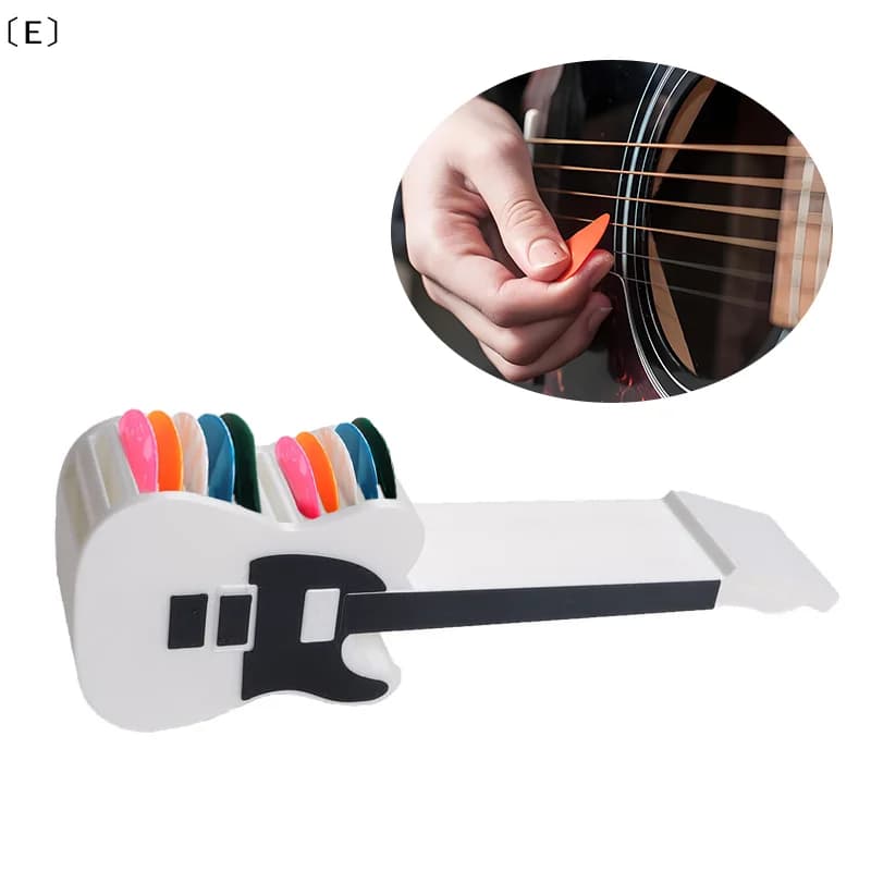 〔E〕Scatola porta plettri per chitarra, espositore per plettri, set di scatole porta plettri per chitarristi e appassionati di musica