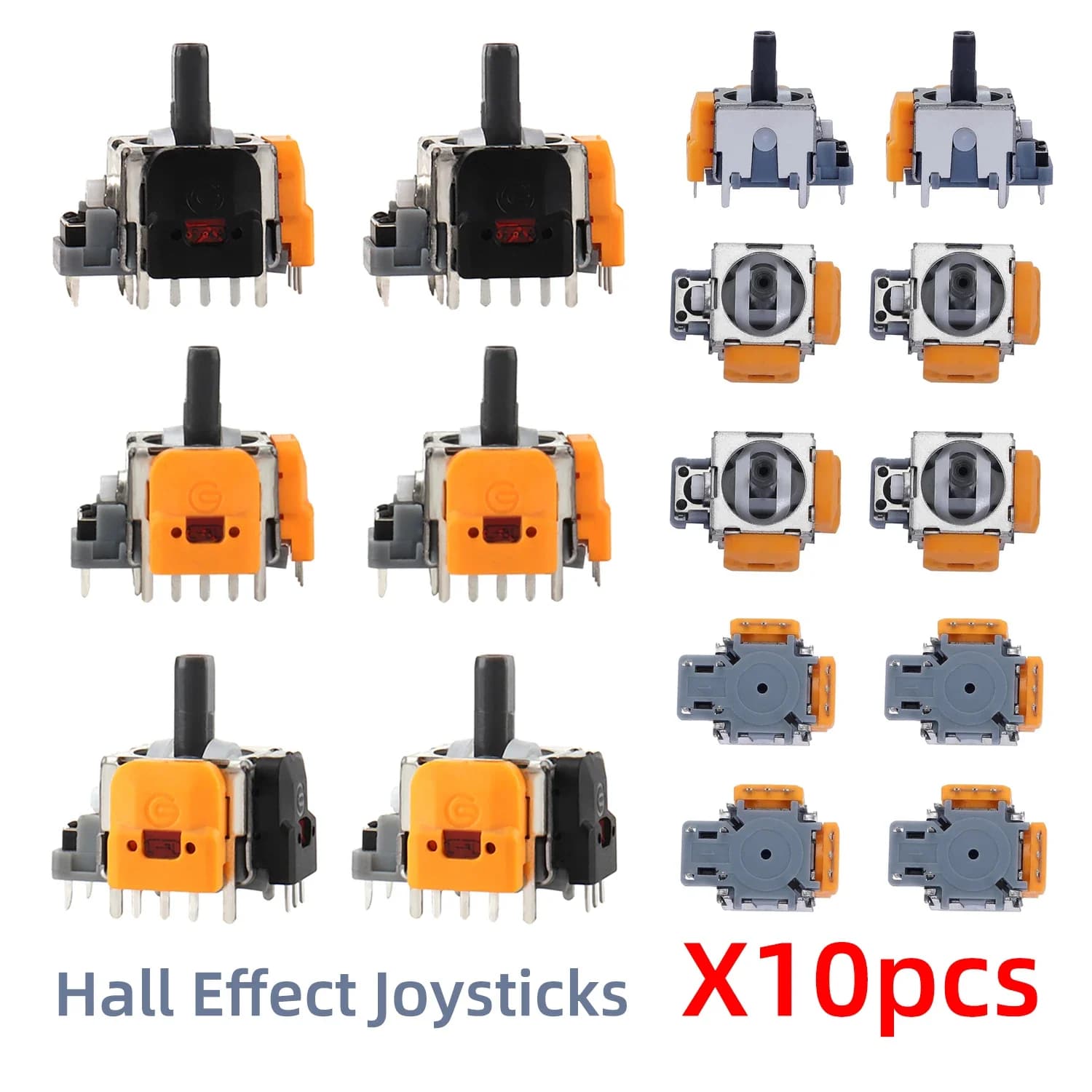 2-10PCS Sostituzione Joystick Effetto Hall Joystick Analogico 3D per PS5 PS4 Xbox One Controller ThumbStick Parti di Riparazione Accessorio