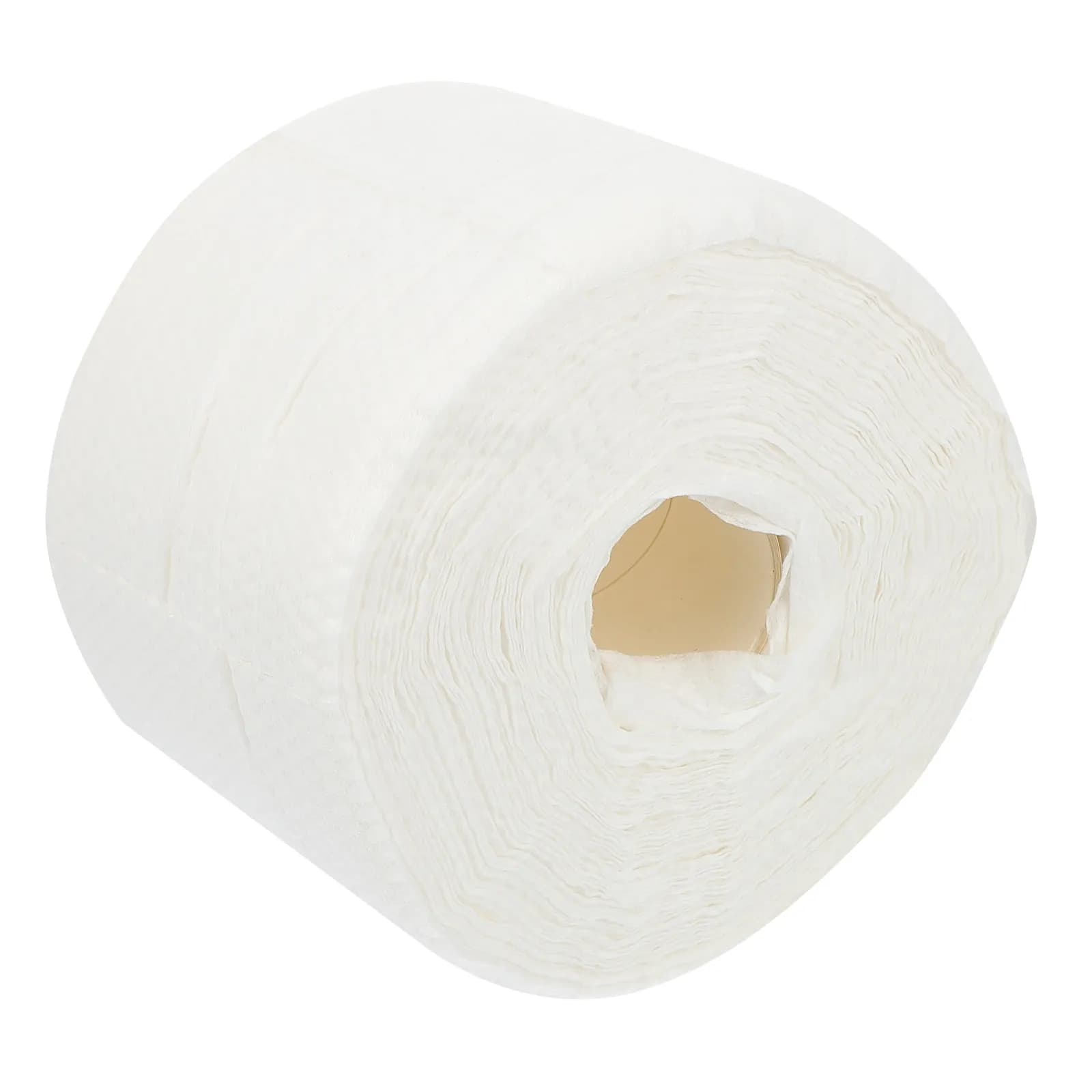 1 Roll Clean Paper Disposable Facial White Soft Water Absorption Face Wiping Towel Portable Travel Use