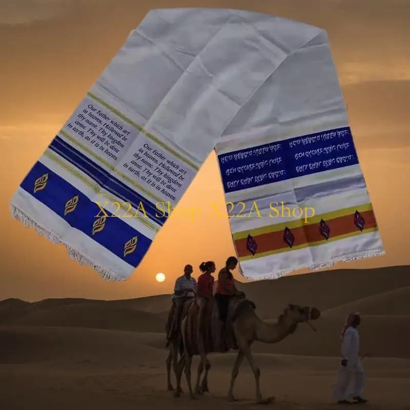 Scialo preghiera paletti messianici Regali Betlemme Market Holyland Market Mens Scialle Messianic Tallit the