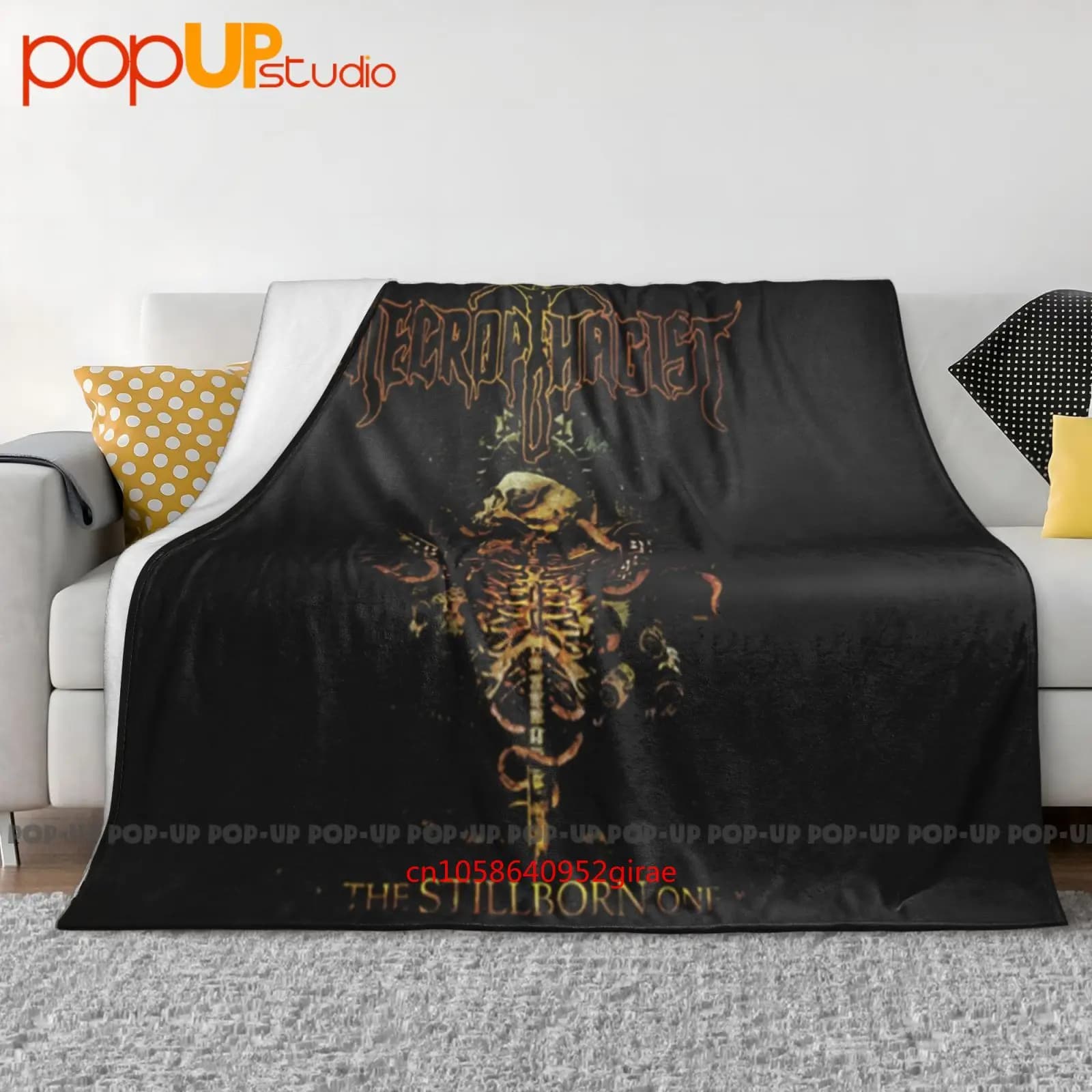 Necrophagist The Stillborn One Coperta ultra morbida Trapunta Copridivano invernale Copridivano