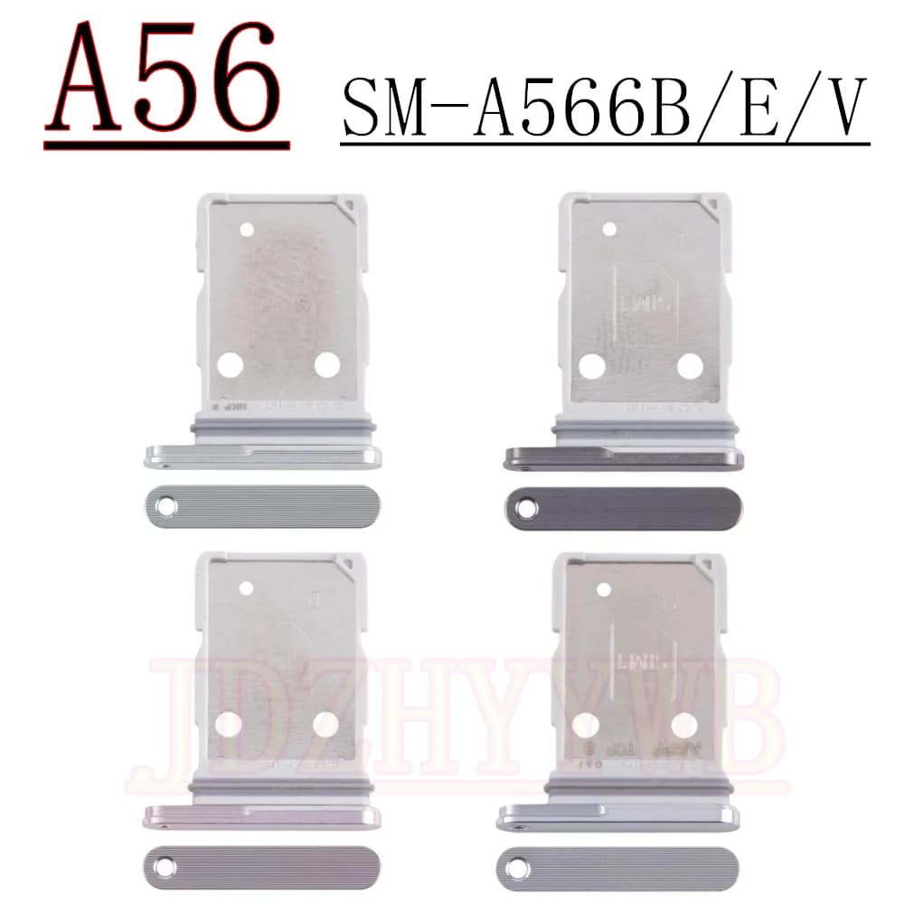 Supporto per lettore di schede SIM Adattatore per slot per supporto per vassoio a doppio chip per Samsung Galaxy A56 A566B A566E A566V