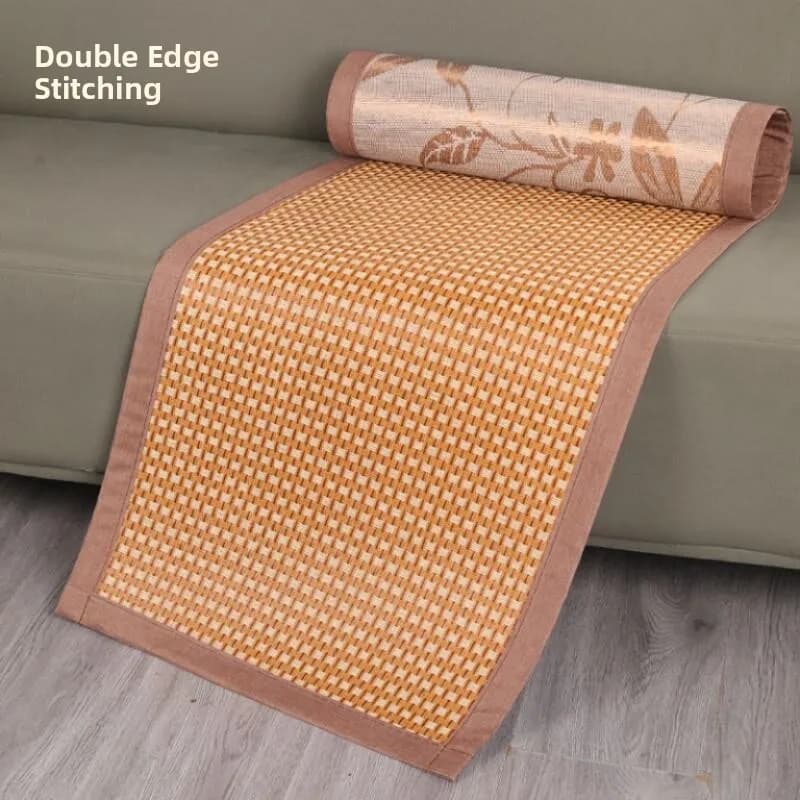 Redwood Summer Style Sofa Cushion Hanmon Bed Pad Cooling Sensation Versatile Grid Pattern Home Textile Sofa Pad Cover