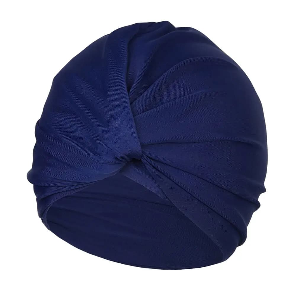 Female Girl High Elastic Swimming Hat Stretchy Free Size Swimming Caps Fabric Turban Women Swimm Hat Water Sports
