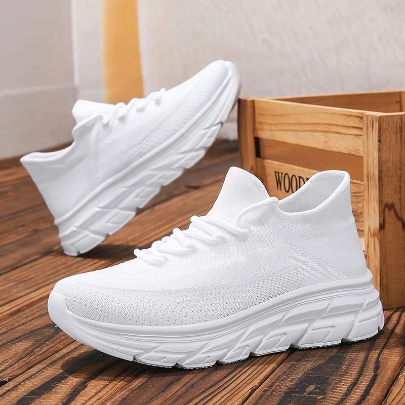 Scarpe sportive da uomo Stile coppia Moda Mesh traspirante Scarpe da corsa resistenti all'usura Scarpe da tennis da allenamento per passeggiate all'aperto