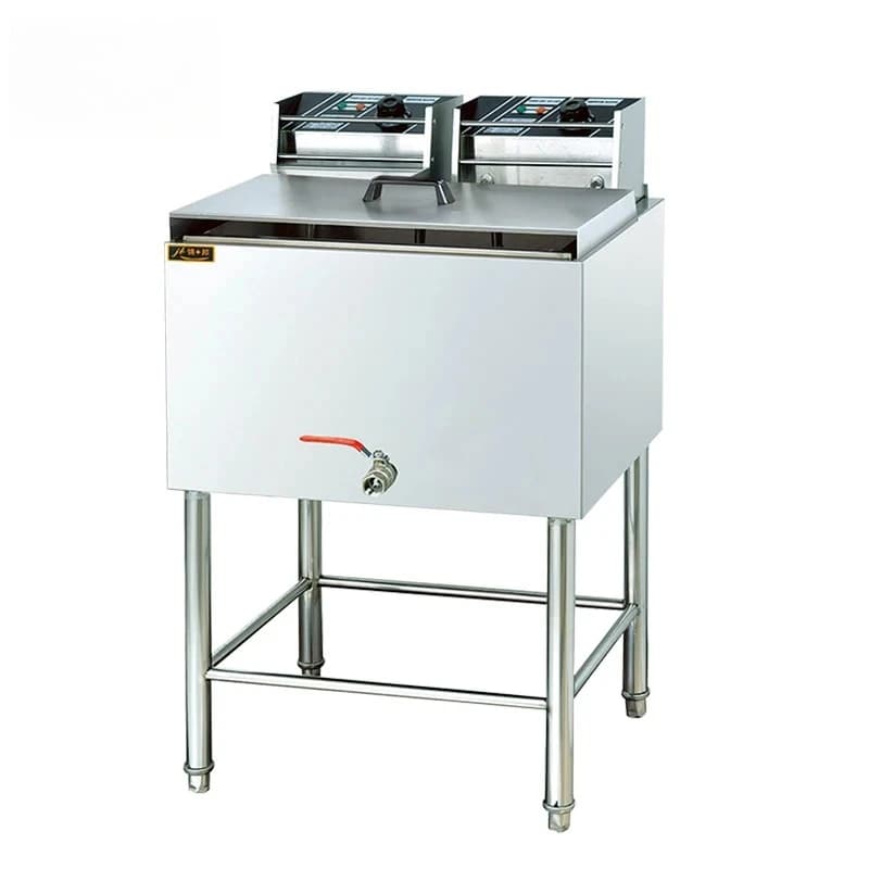 Industrial Commercial Stainless Steel Frying Machine For Fried Potatoes Fried Chicken And Donuts Single Can Electric Fry