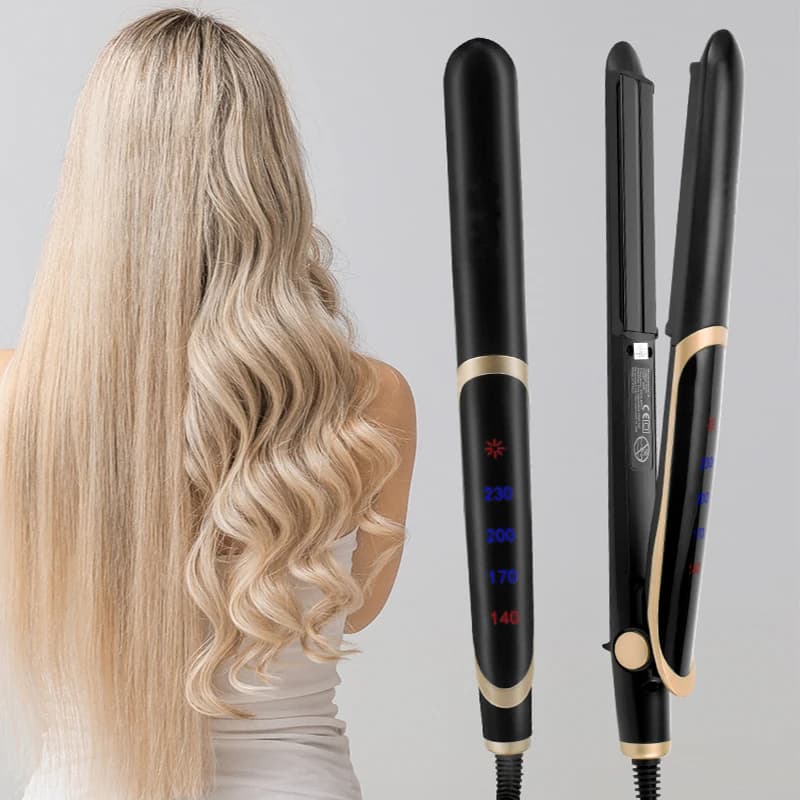 Straightening clips, straightening iron, mini curling iron, straightening and drying dual-purpose anti-iron curling iron