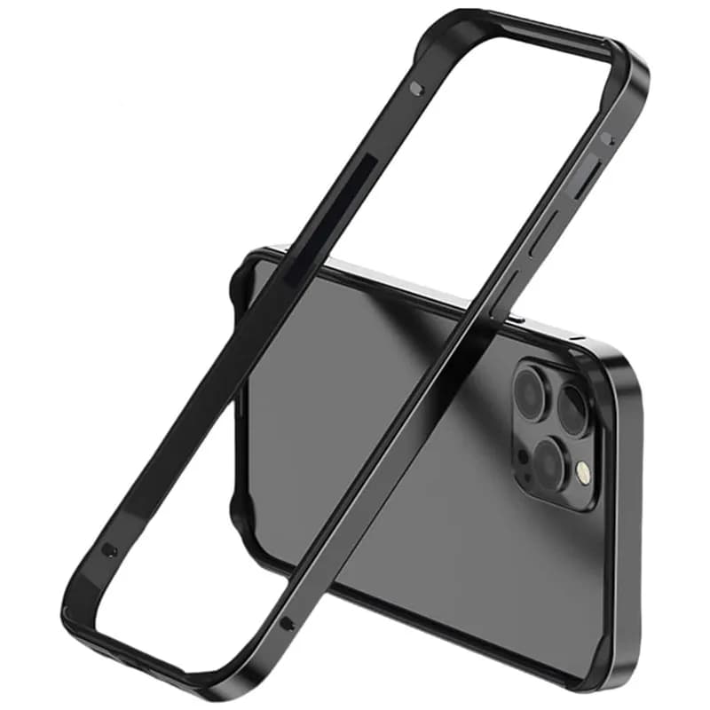 Soft inner silicone case with metal and aluminum bumper frame for IPhone 15 14 13 11 16 Pro Max 12 Mini Plus XR X IPones Slim rigid cover
