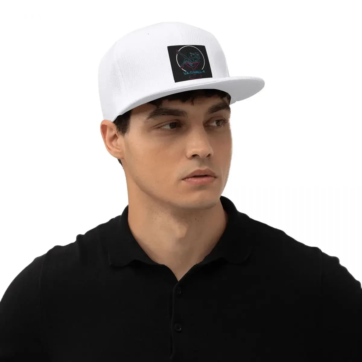 Cappellini da Baseball VA-11 Hall-A con Scritta al Neon, Snapback alla Moda, Traspiranti, Casual, per Uso Esterno, Unisex