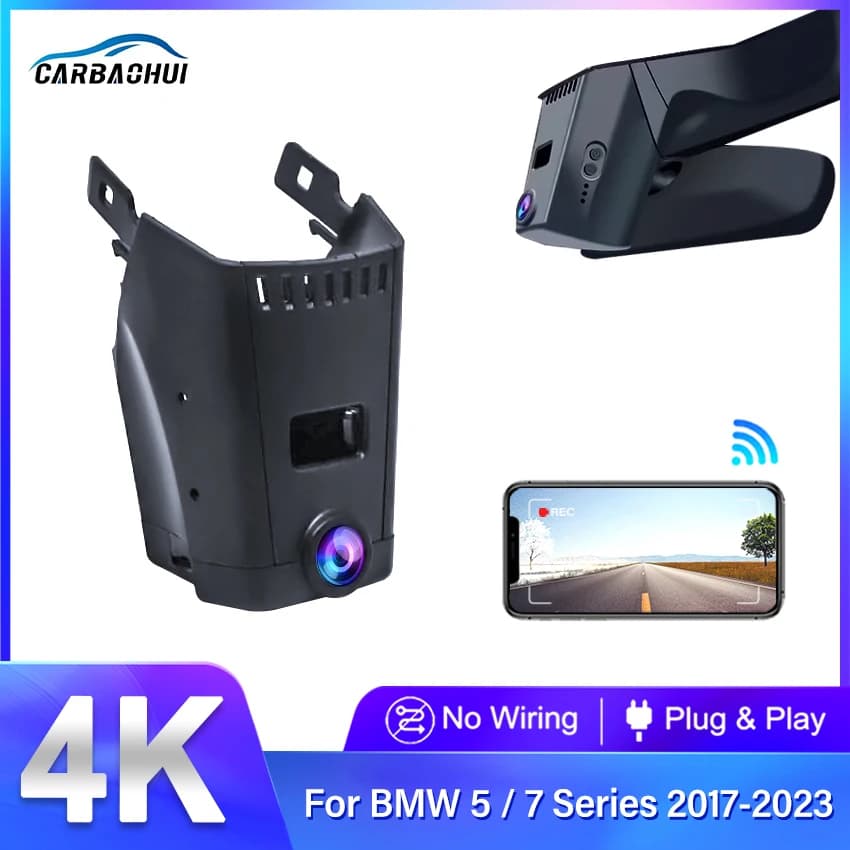 For BMW 5 Series,6 Series GT,7 Series,G30 G31 G32 G11 2018-2023 4K Dash Cam for Car Camera Recorder Dashcam WIFI Car Dvr