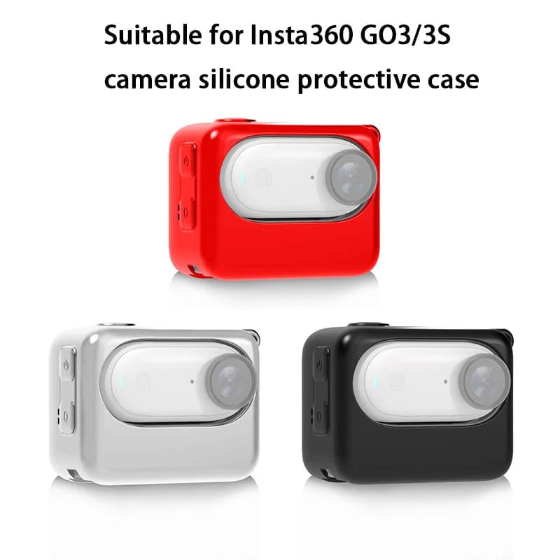 Suitable for Silicone Camera Protective Case Insta360 GO3/3S Camera Protective Accessories