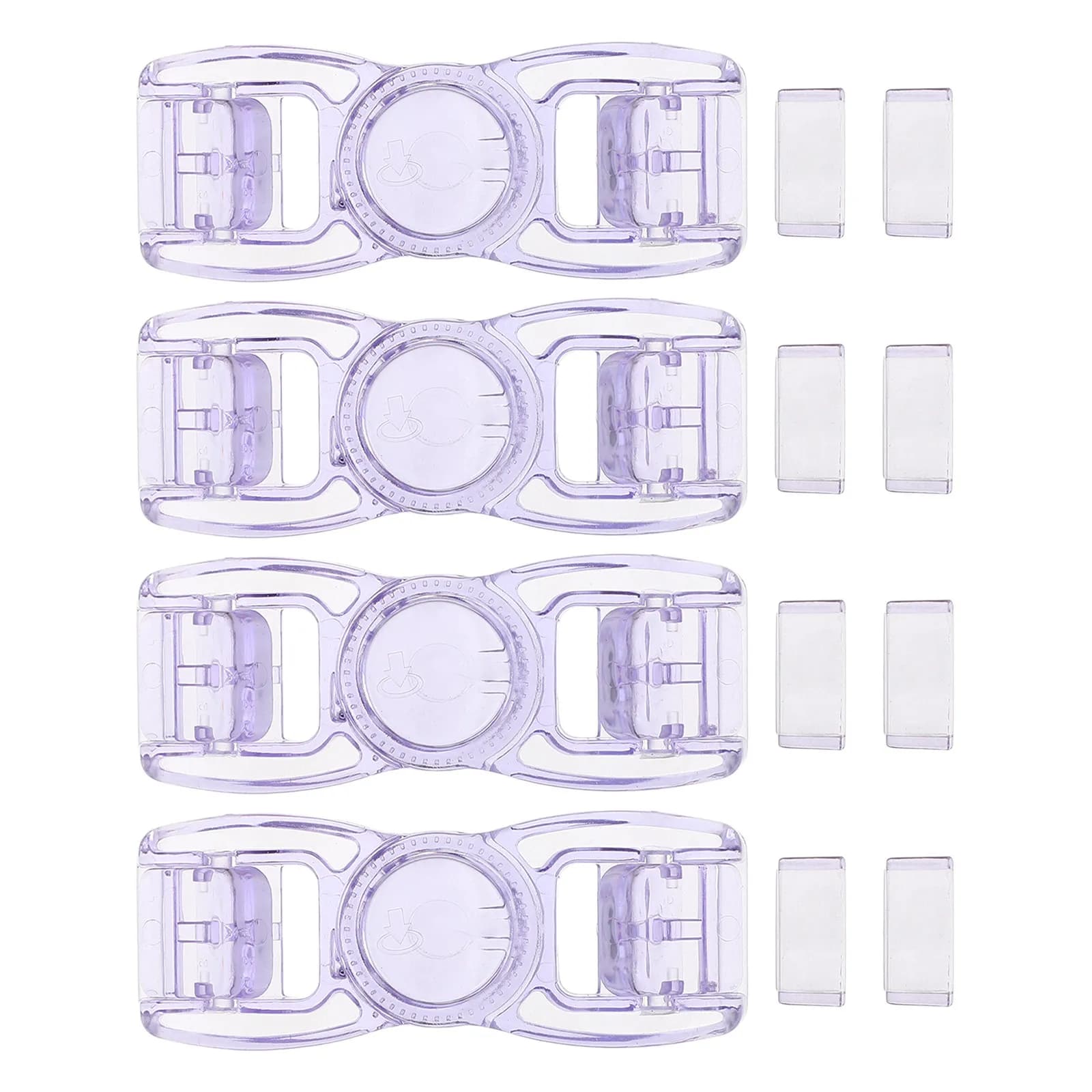 4Pcs Swimming Goggle Clips Plastic Interlocking Snap Buckle Replacement Swim Head Strap Connectors Accessories for Goggles
