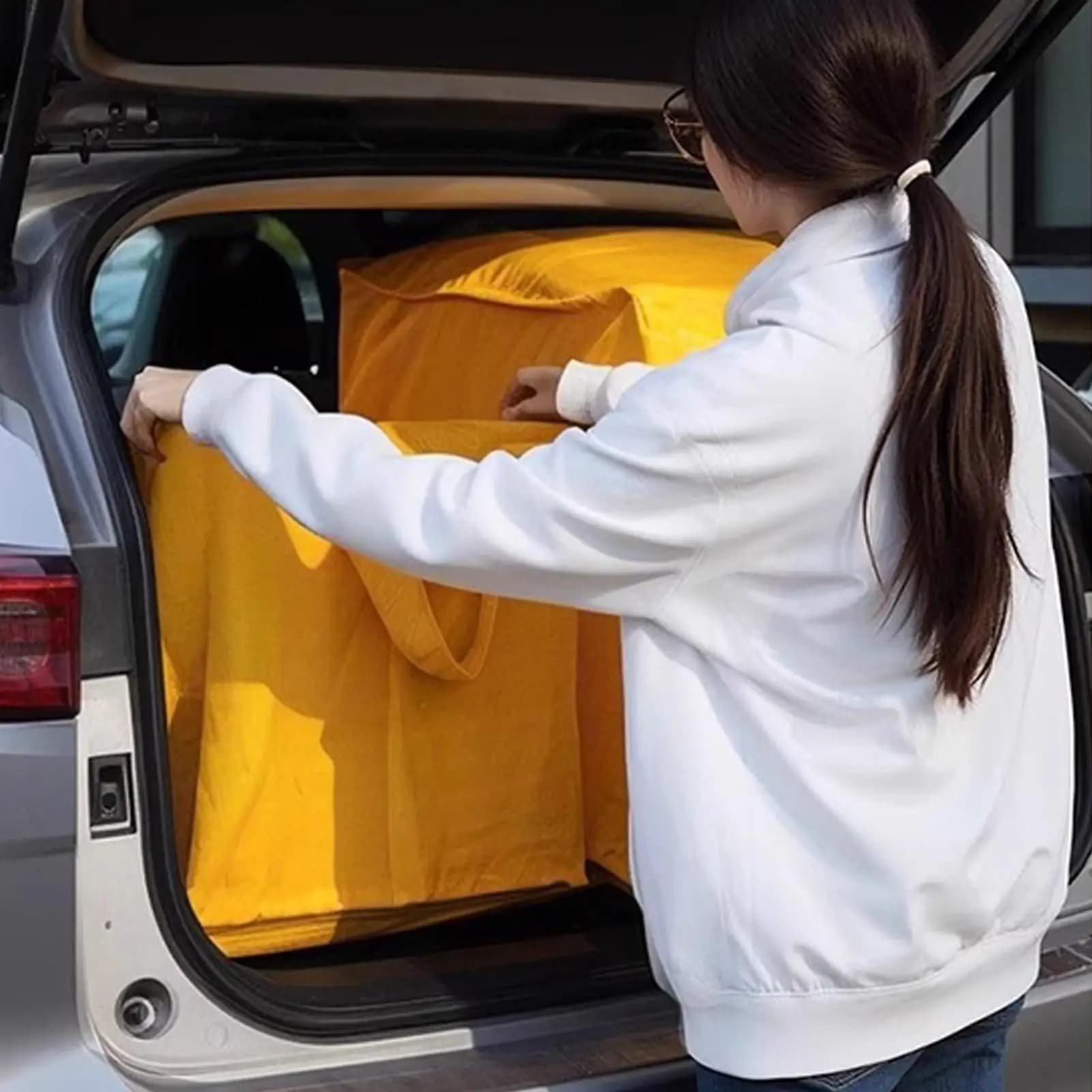 Moving Bags Large Zippered Moving Bin Waterproof Garment Bin for Packing College Travel Laundry Dorm Closet Shopping Clothes