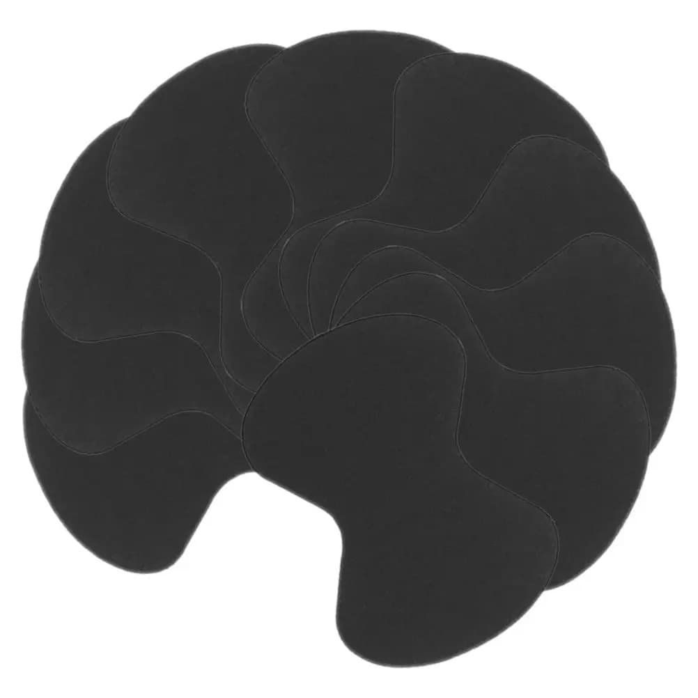 10 Pezzi Impugnature in Silicone Morbido per Plettri da Chitarra, Adesive e Antiscivolo per Migliorare il Frizione e la Manipolazione Sicura dei Plettri