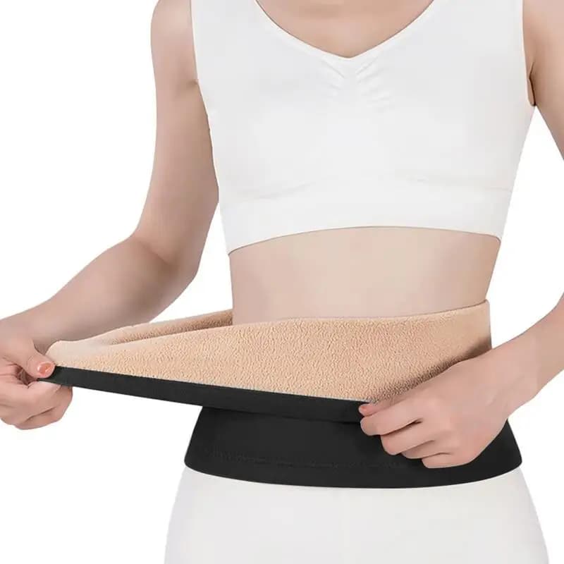 Scalda vita in pile termico supporto per la parte bassa della schiena terapia per lo stomaco scalda rene legante addominale supporto lombare Brace Warmer