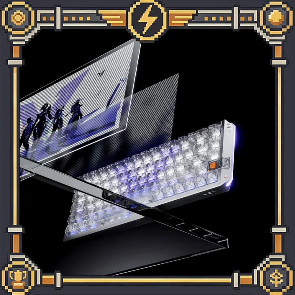 VGN Lightning 68 Wired Keyboard 5-Pin Hall Sensor E-sports Keyboard Full-Key ADC Sky Eye Direct Connection Pc Accessories Gifts