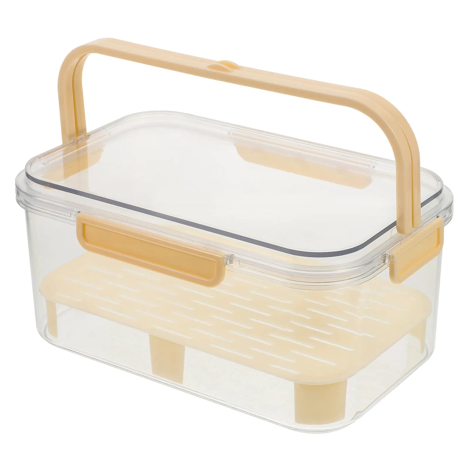 2-Pack Stackable Airtight Food Storage Containers for Fridge Freezer Kitchen Fresh Preservation Box Reusable Vegetable Fruit