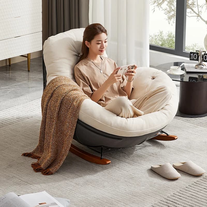 Poltrone da Gaming per Soggiorno, Sedie a Dondolo di Lusso, Poltrone Relax di Design, Comode Poltrone da Lettura, Arredamento per la Casa