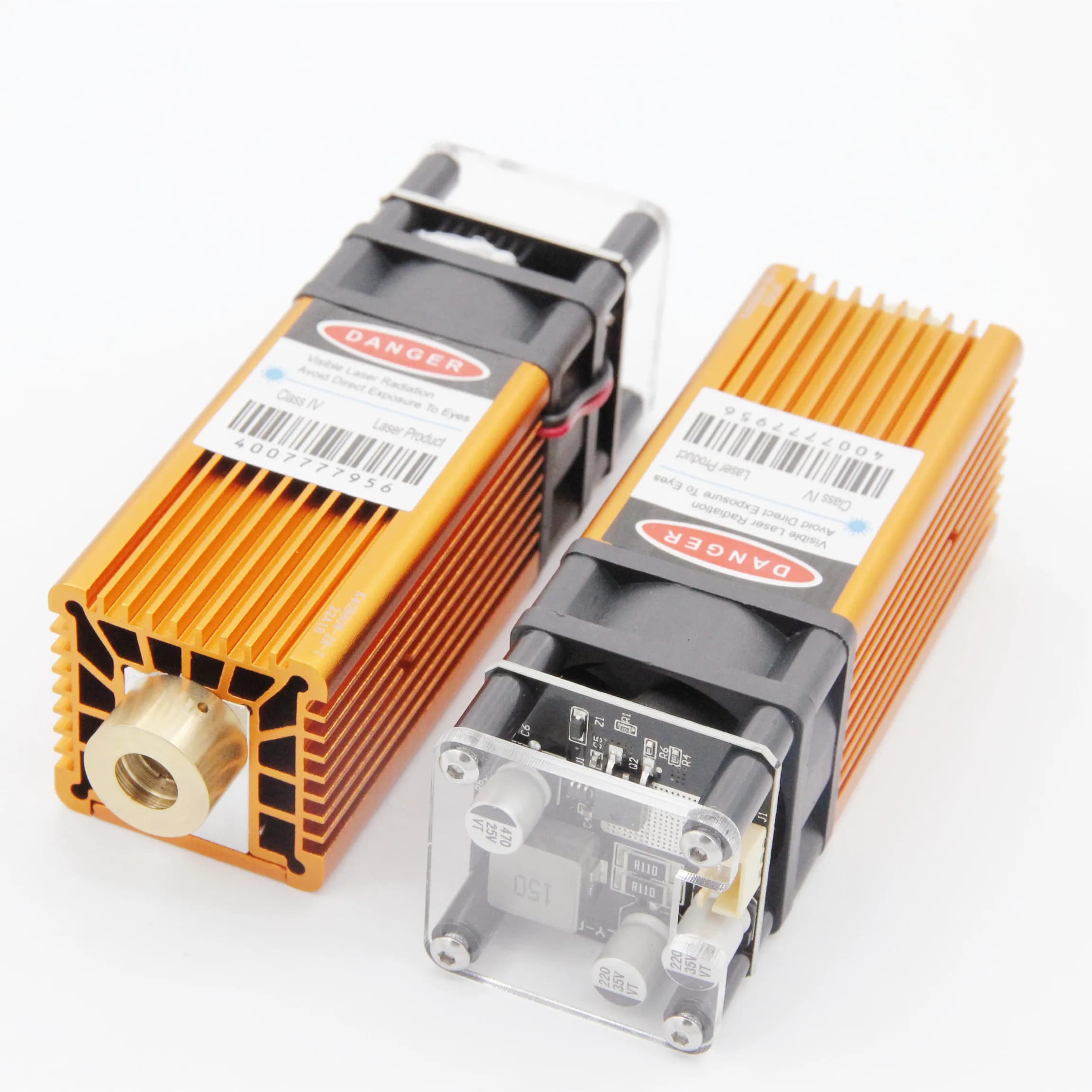 Modulo Laser a Diodi Blu 12V ad Alta Potenza 450nm 8.5W 10W per Macchine di Incisione e Taglio Laser per Legno e Compensato