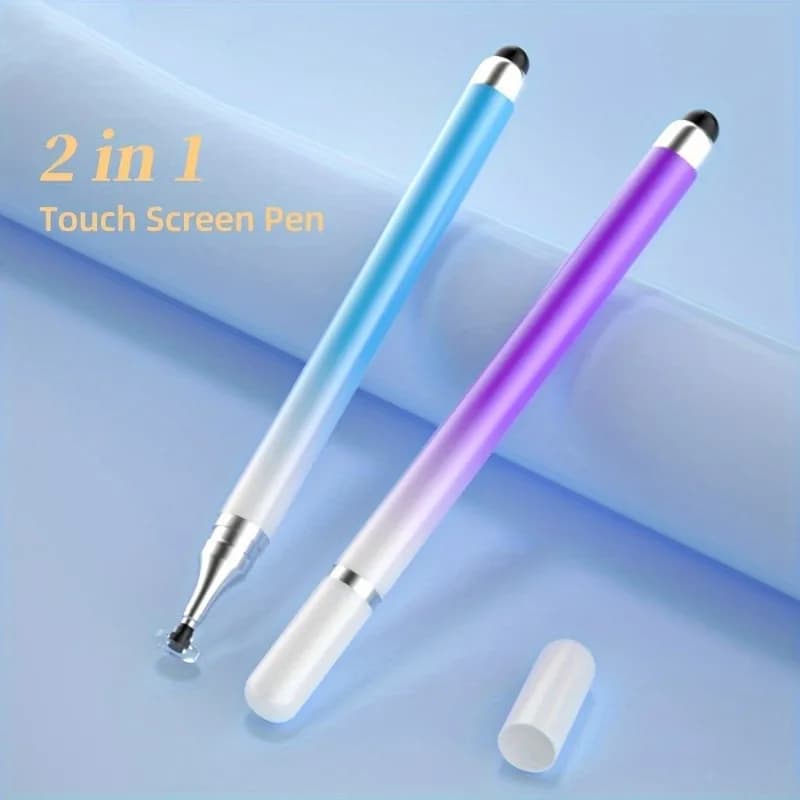 1 penna stilo universale sfumata 2 in 1 per smartphone, tablet e iPad: perfetta per Android e iOS!