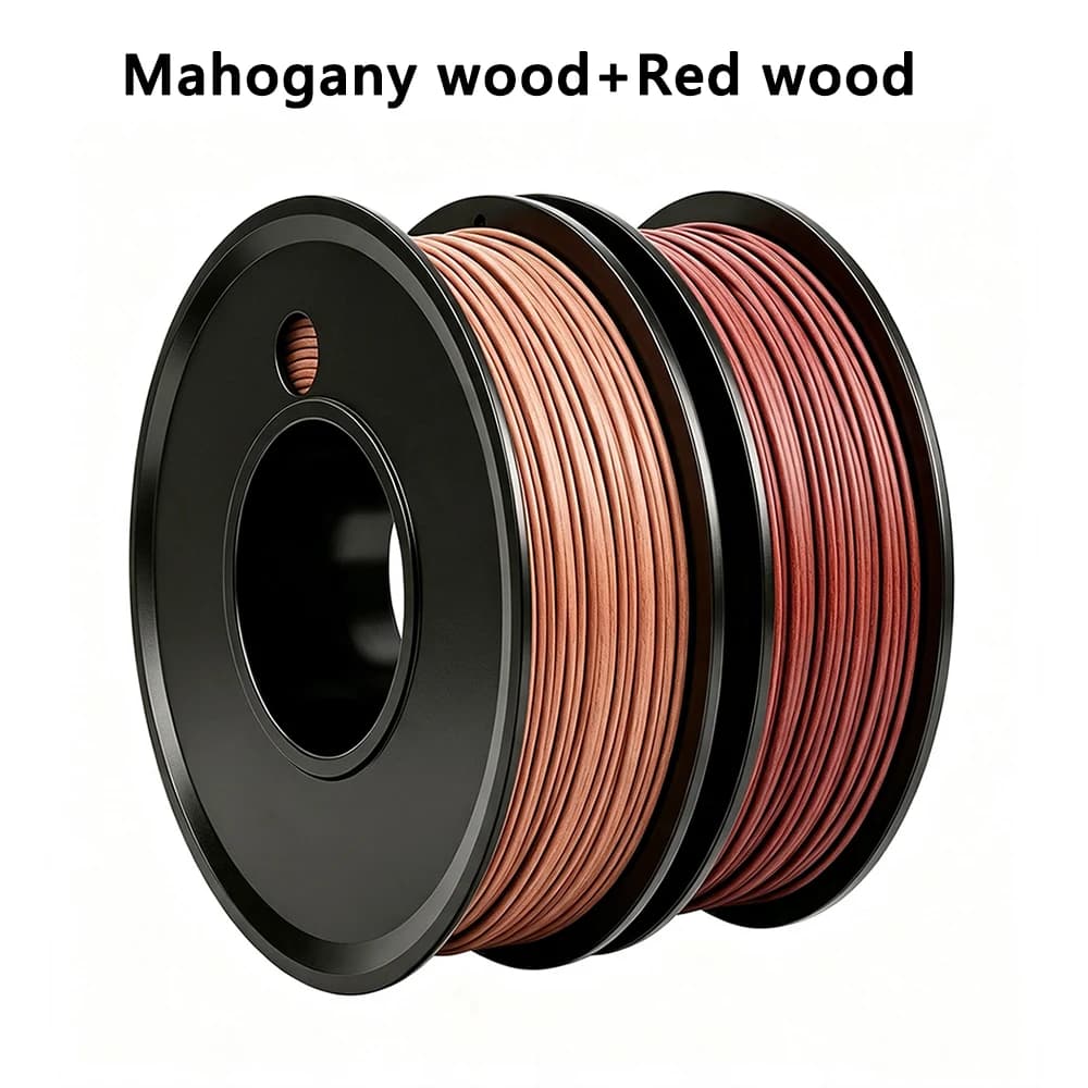 3D Printer Filament Mahogany wood Red wood 1.75mm 3D Printing Filament 250gx2 Independent vacuum packaging