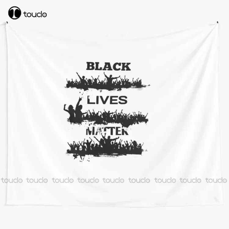 Black Lives Matter Tapestry Unique Tapestry Tapestry Wall Hanging For Living Room Bedroom Dorm Room Home Decor Background Wall