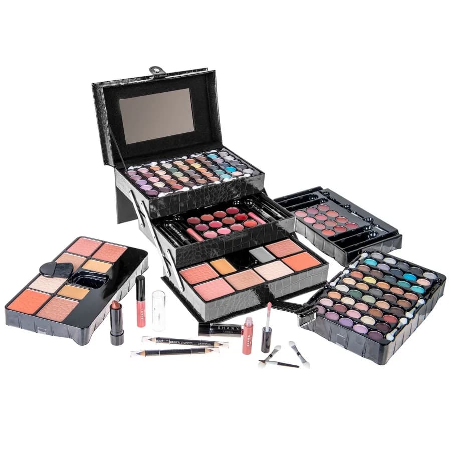 SHANY All In One Makeup Set 67 Colors Eyeshadow Blushes Face Powder Lipstick Eye liners Make up Pencils and Cosmetics Mirror -