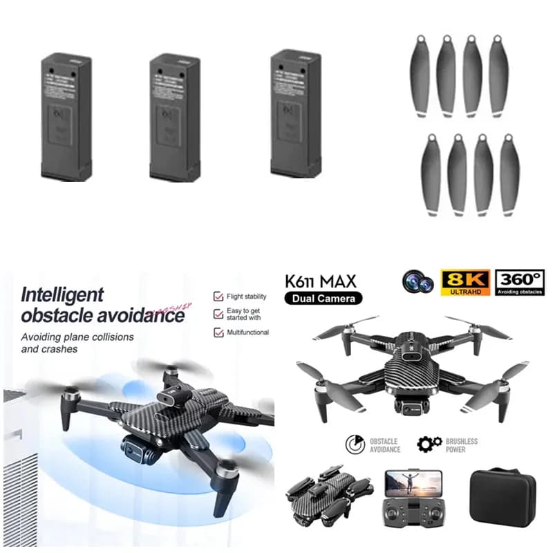 K611MAX RC Drone Battery K611 MAX Remote Control RC Drone Spare parts 3.7V 1800mah Battery/Elica K611 max Dron Battery Toys