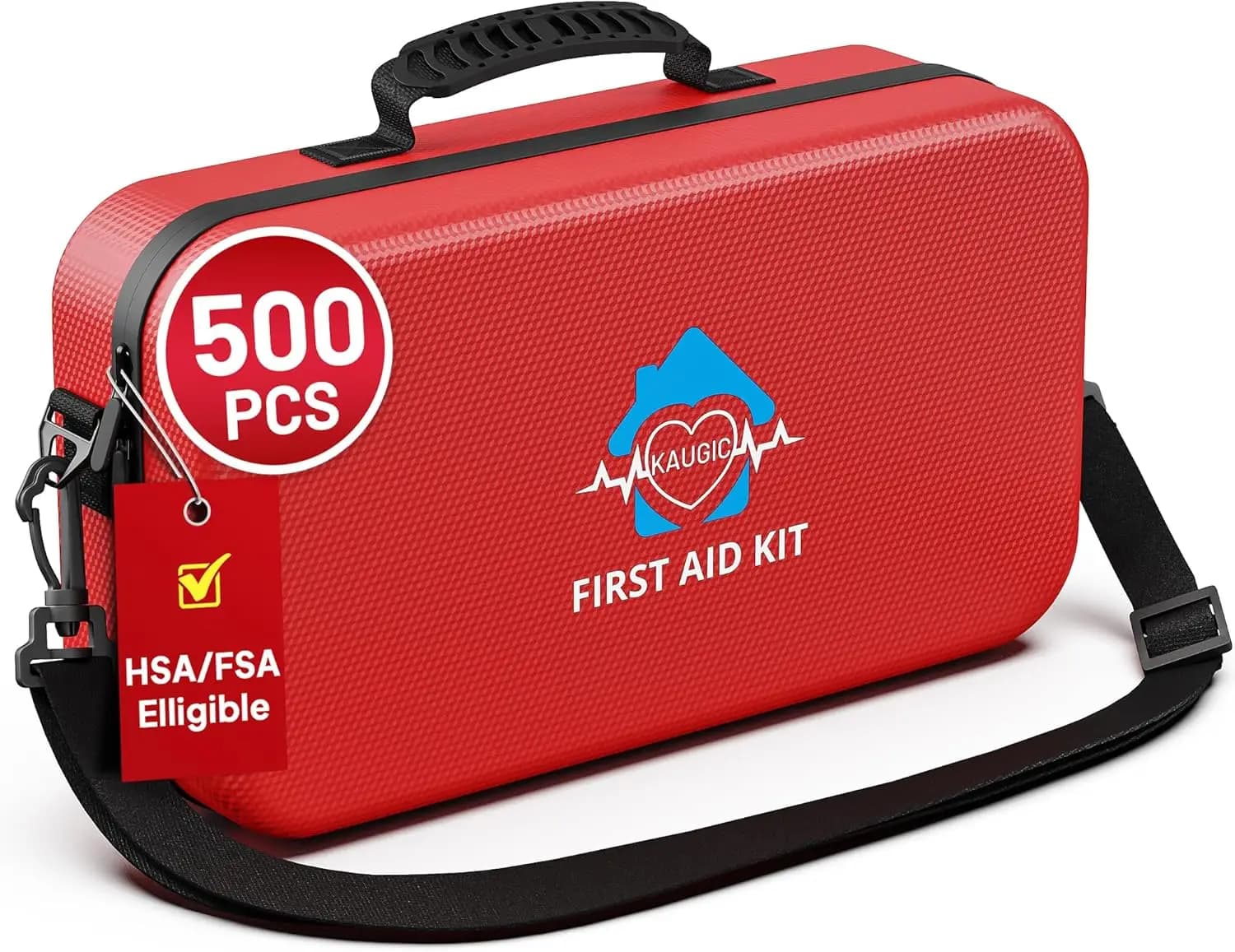 Kit di Pronto Soccorso Impermeabile da 500 Pezzi per Casa, Auto, Viaggi ed Emergenze all'Aperto - Forniture Essenziali Ben Organizzate