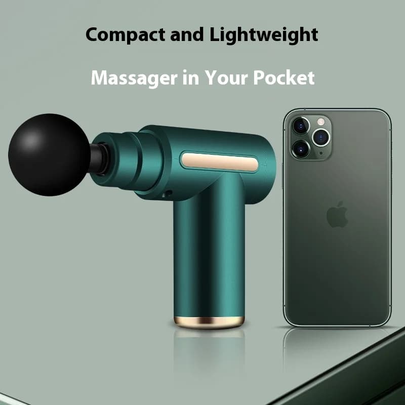 New rechargeable battery to relieve the muscles of deep tissues with updated portable massage gun, ideal for back and neck, gift for ever