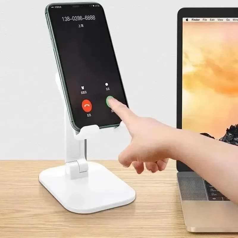 Staffa di supporto per telefono per iPhone iPad Tablet Supporto per smartphone live regolabile da tavolo pigro pieghevole flessibile