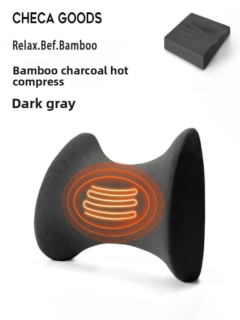 Cuscino Lombare in Memory Foam per Letto, Supporto a Lento Ritorno per Anziani e Donne in Gravidanza, Cuscino Riscaldante per la Vita