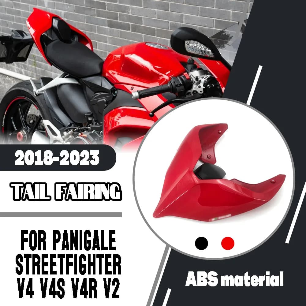 For DUCATI Panigale Streetfighter V4 V4S V2 2018-2023 Motorcycle Rear Tail Hump Rear Tail Fairing Rear Hump Single Seat Cover