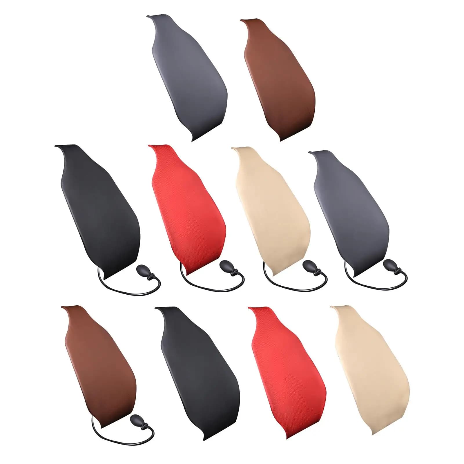 Cuscino di supporto per auto, ergonomico, resistente all'usura, durevole, facile da installare, cuscino per la schiena, schienale regolabile con movimento d'aria