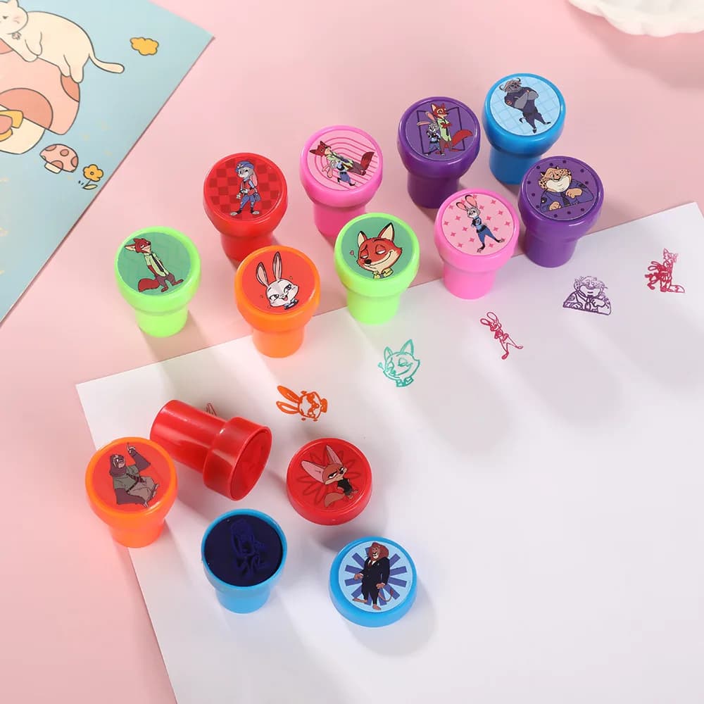Zootopia Stamps Party Favors Judy theRabbit Seal Stamps for Kids Classroom School Rewards Prizes Goodie Bag Gifts Birthday Party