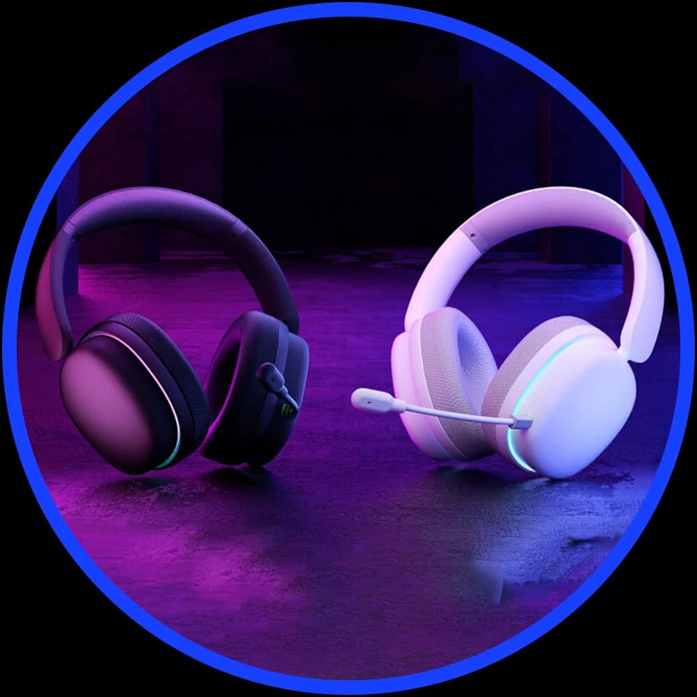 AULA G7/G7pro Earphones Wireless Noise Cancelling Headset Surround Sound 7.1 Channel Gaming Headphones Customise Pc Accessories