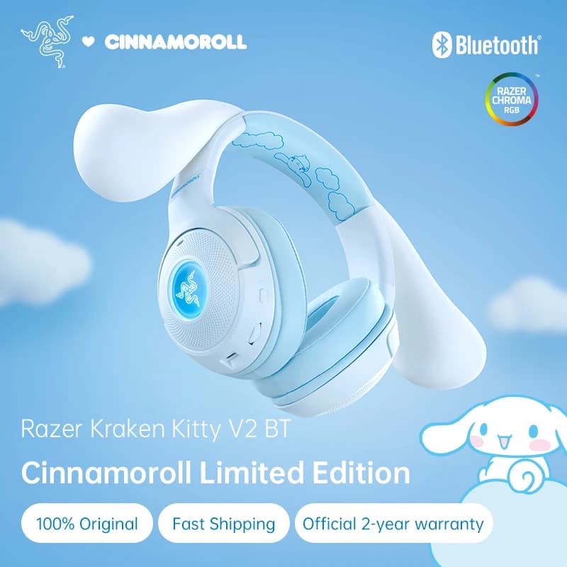 Razer x Sanrio Cinnamon Limited Edition Wireless Over-Ear Gaming Headset