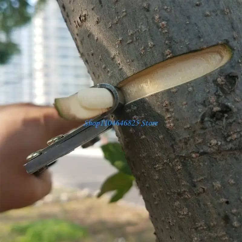 And pruning shears with ergonomic grip for trees