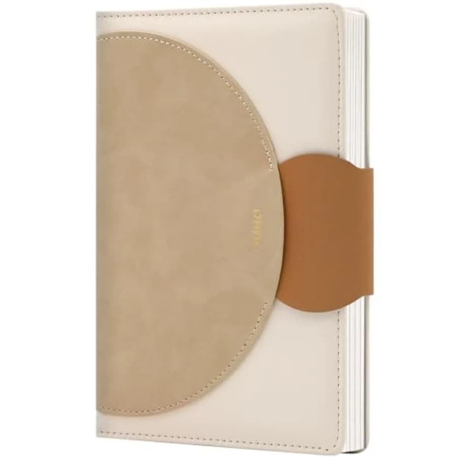 Lined Journal for Women, 100GSM Leather Journals for Writing with Buckle Closure, A5 Hardcover Diary Journaling Notebooks for B