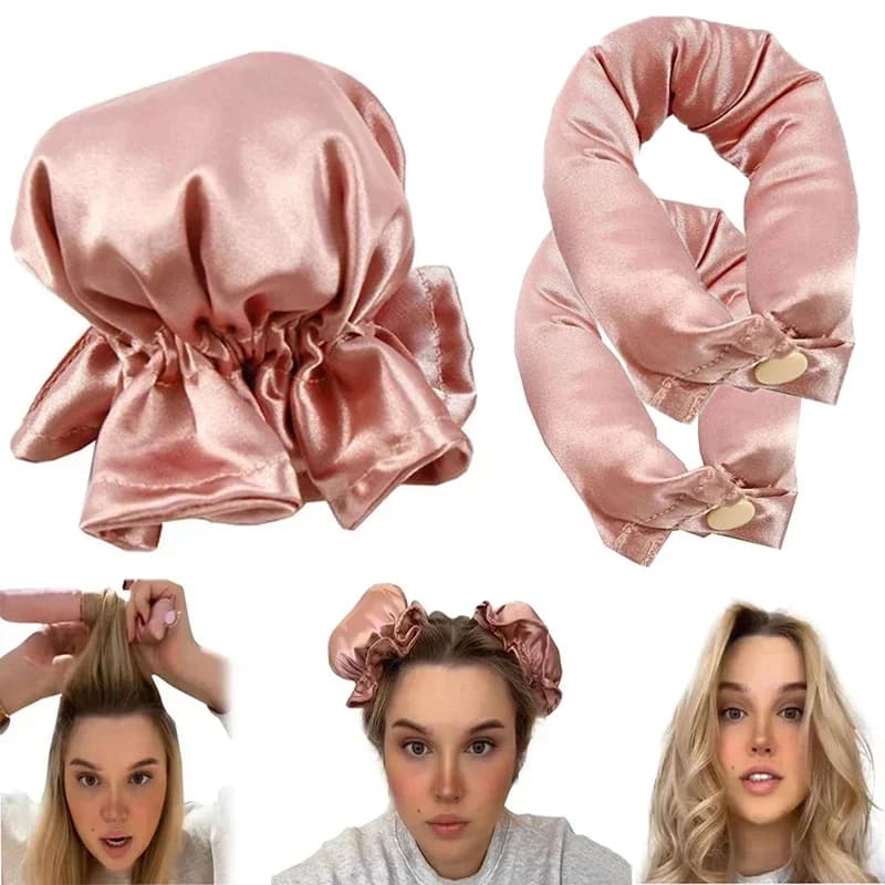 2 pcs/set Heatless Silk Haircut Curling Foam Curl Rod Pigre Sleeping Women's Hair Rollers No Heat Tools For Styling