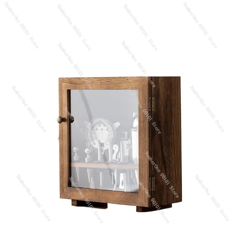 Set Shaker per Cocktail in Acciaio Inox, Set di Strumenti da Bar in Scatola di Legno, Kit Professionale per Barman