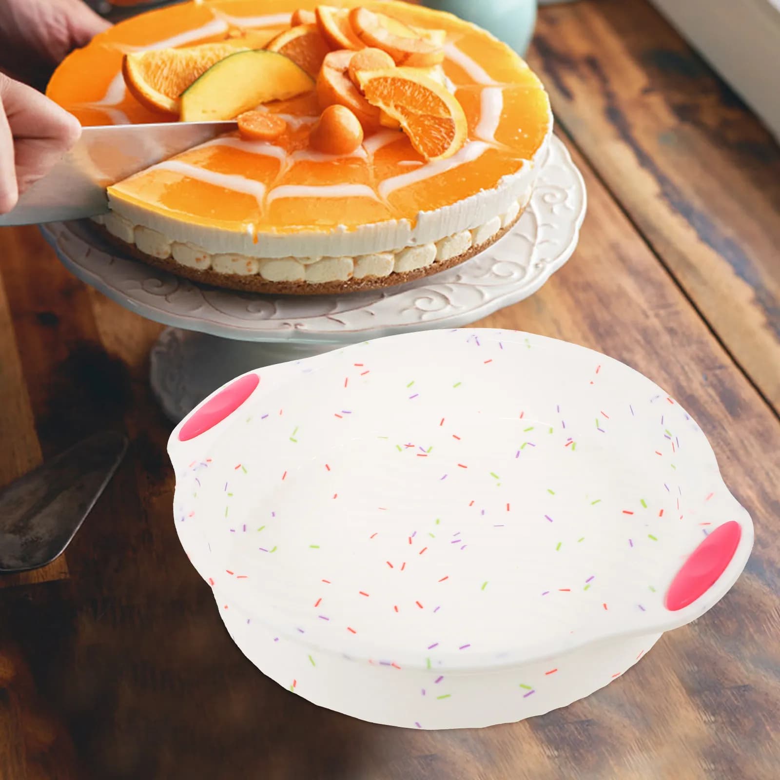 Set di Stampi in Silicone per Dolci di Grado Alimentare, Antiaderenti e Flessibili, per Pane, Torte, Gelatine, Gelati e Saponi, Adatti a Microonde